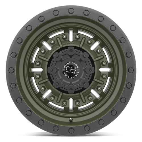 Black Rhino ABRAMS Olive Drab Green 17x8.5 -18 6x139.7mm 112.1mm