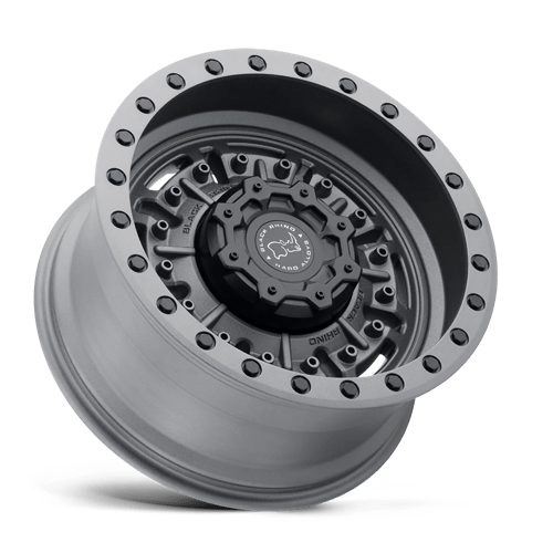 Black Rhino ABRAMS Textured Matte Gunmetal 20x9.5 +12 6x120mm 67.1mm