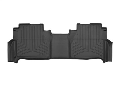 WeatherTech 22-23 Nissan Frontier Crew Cab Rear FloorLiner - Black w/o Fender Premium Audio