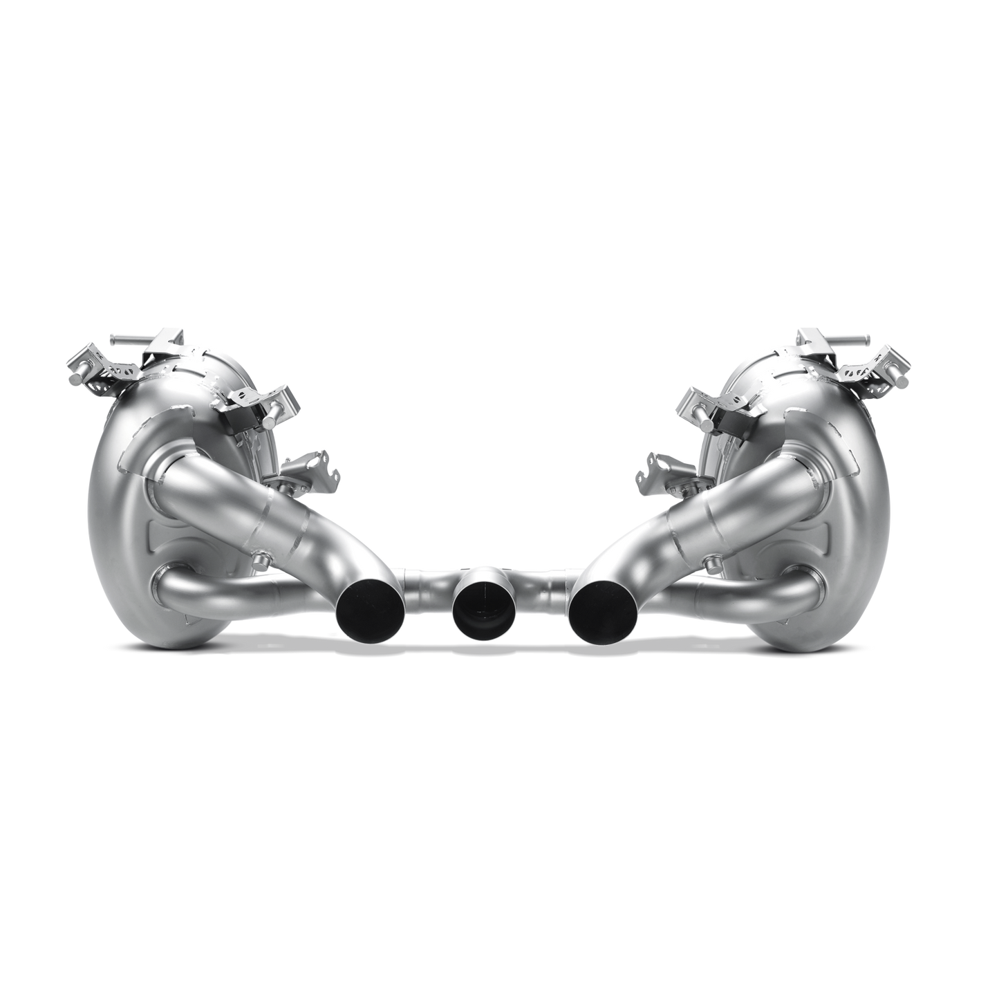 Akrapovič Slip-On Line Exhaust (Titanium) w/Carbon Tips - 2010-2015 Ferrari 458 Italia/458 Spider