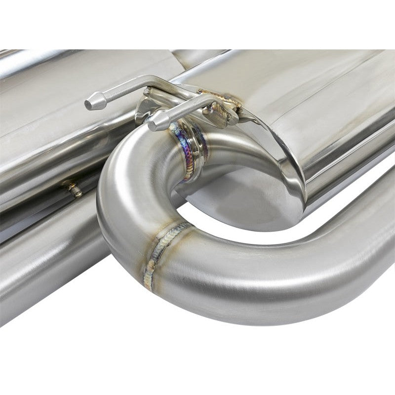 aFe Takeda 3in 304 SS Cat-Back Exhaust System w/ Blue Tips 2017 Honda Civic Si I4 1.5L (t)