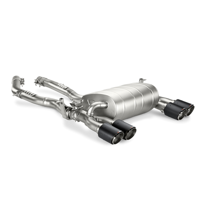 Akrapovič Slip-On Line Exhaust System (Titanium) w/Carbon Tips - 2014-2018 BWW M3 (F80)