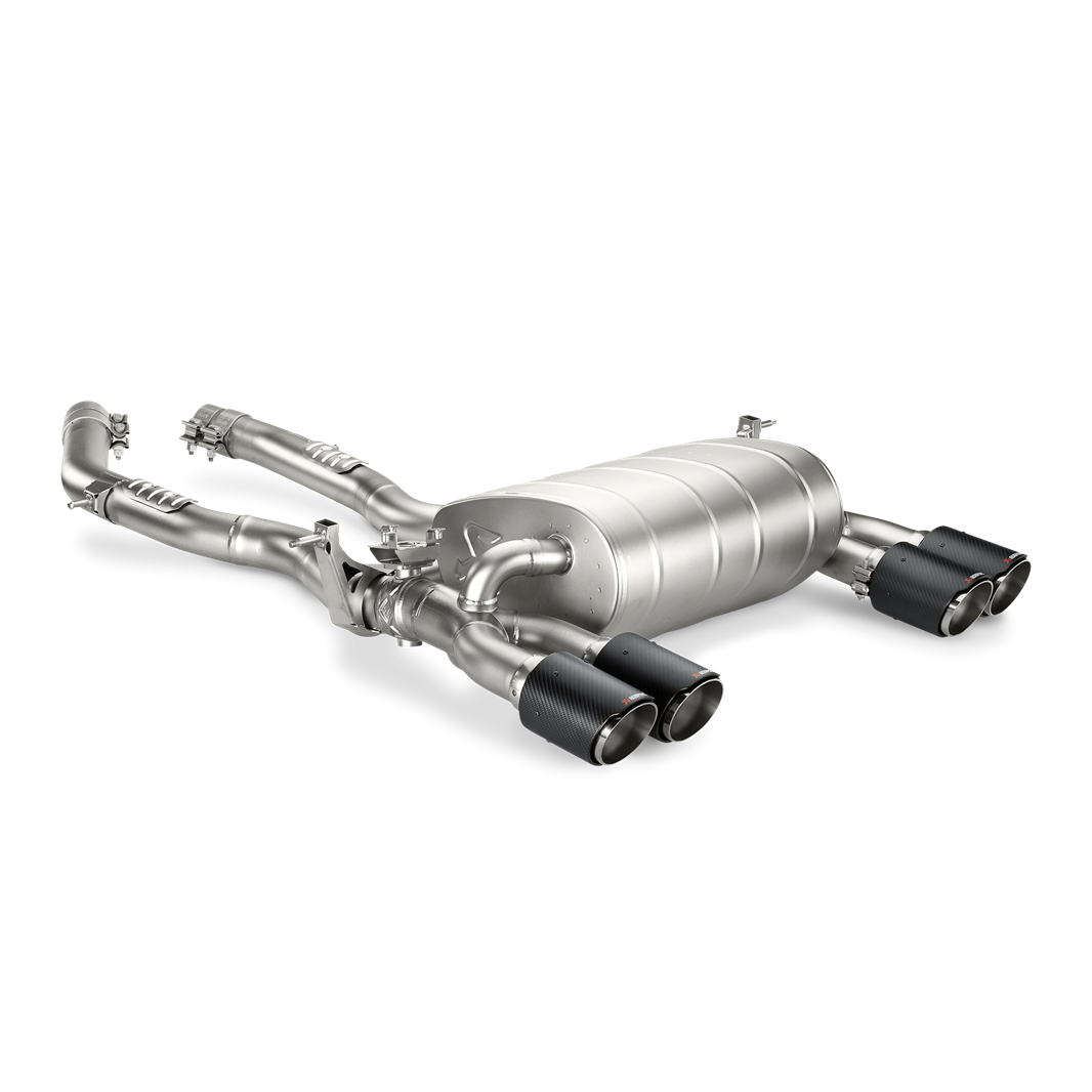 Akrapovič Slip-On Line Exhaust (Titanium) w/o Tips - 2014-2020 BMW M3/M4 (F80/F82)