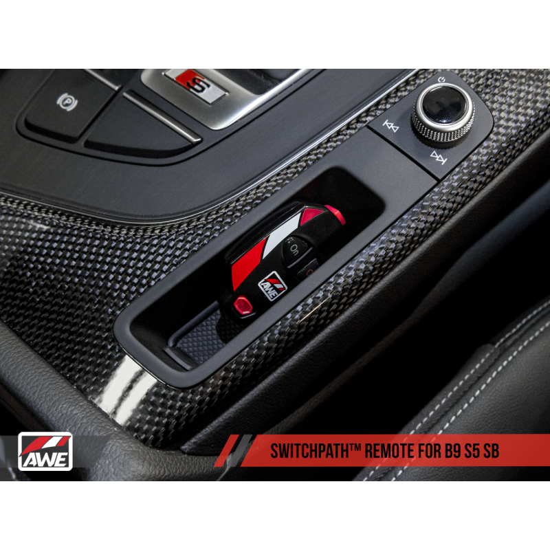 AWE Tuning Audi B9 S5 Sportback SwitchPath Exhaust - Non-Resonated (Silver 102mm Tips)