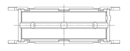 ACL BMW N63B44/S63B44 4.4L V8 Standard Size Main Bearings Bearings