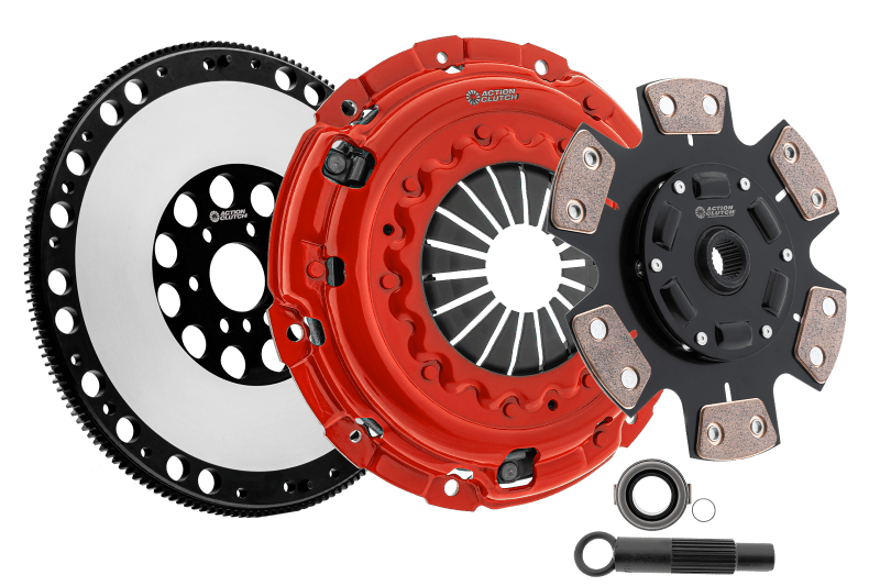 Action Clutch 06-13 Subaru Forester XT 2.5L (EJ255) Turbo AWD Stage 3 Clutch (1MS) w/Lightened FW-Clutch Kits - Single-Action Clutch