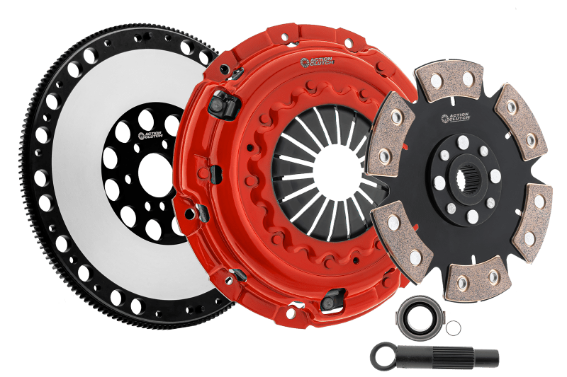 Action Clutch 14-17 Subaru Forester XT 2.0L (FA20F) Turbo AWD Stage 4 Clutch (1MD) w/Lightened FW-Clutch Kits - Single-Action Clutch