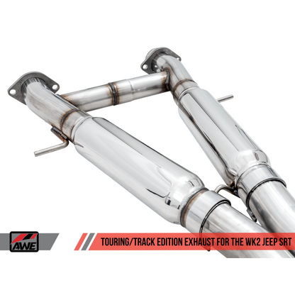 AWE Tuning 2020 Jeep Grand Cherokee SRT Track Edition Exhaust - Chrome Silver Tips