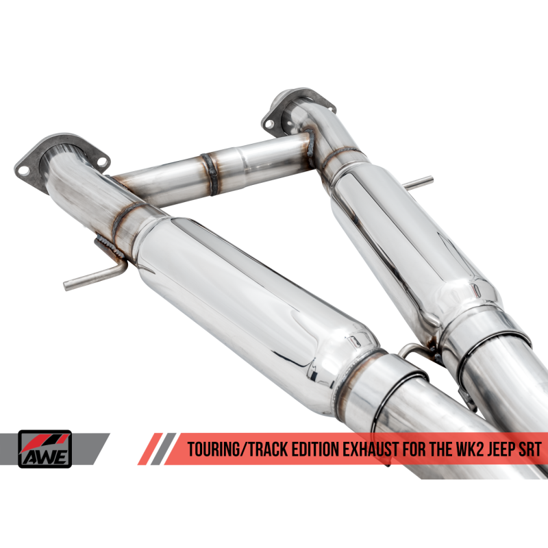 AWE Tuning 2020 Jeep Grand Cherokee SRT Touring Edition Exhaust - Diamond Black Tips