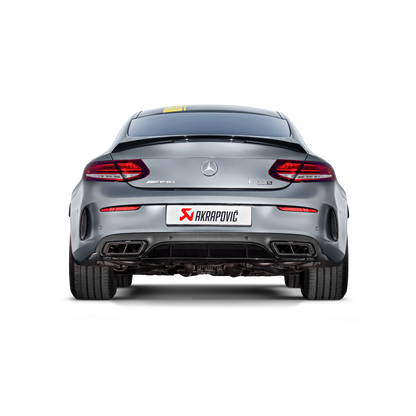 Akrapovič Evolution Line Catback Exhaust System (Titanium) & Link Pipe Set w/Carbon Tips - 2015-2021 Mercedes-Benz C63 AMG Coupe