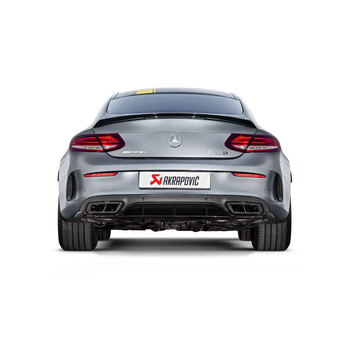Akrapovič Evolution Line Catback Exhaust System (Titanium) w/Carbon Tips -  2015-2021 Mercedes-Benz C63 AMG Coupe
