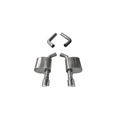 Corsa 15-19 Dodge Charger 6.4L/17-19 Dodge Charger 5.7L Polished Sport AxleBack Exhaust w/4.5in Tips