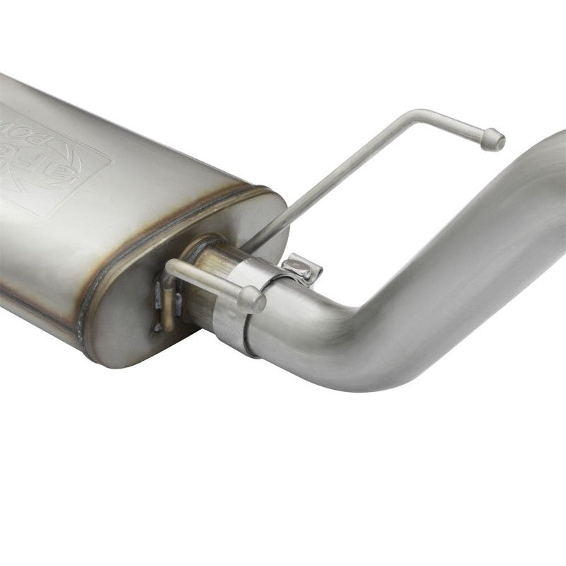 aFe MACHForce XP Cat Back SS Exhausts  Black Tips 05-12 Toyota Tacoma L4-2.7L