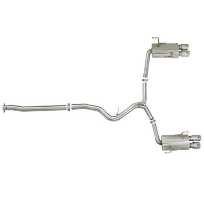 aFe Takeda 3in SS Exhaust Cat-Back 15-16 Subaru WRX/STI 2.0L/2.5L Polished Tips