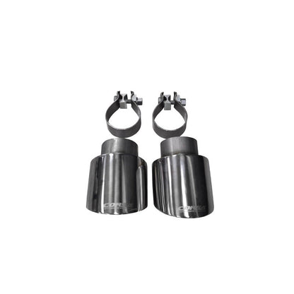 Corsa 10-14 Volkswagen R Mk6 Polished Two 4.0in Polished Pro-Series Tips