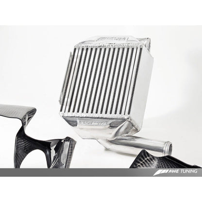 AWE Tuning Audi 2.7T Performance Intercooler Kit - w/Carbon Fiber Shrouds