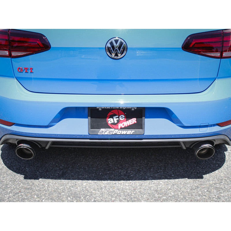 aFe 18-20 VW GTI (MK7.5) 2.0L MACH Force-Xp 3in to 2.5in 304 SS Axle-Back Exhaust System- Carb. Tips