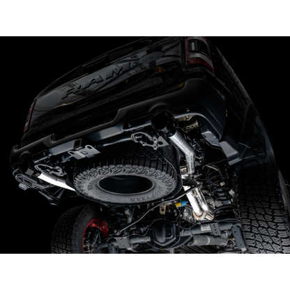 AWE Tuning 2021 RAM 1500 TRX 0FG Cat-Back Exhaust - Diamond Black Tips