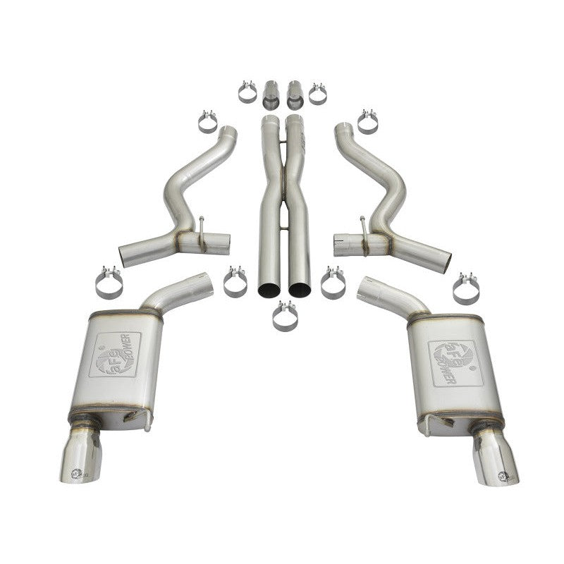 aFe MACH Force-Xp 304 SS Cat-Back Exhaust System w/ Polished Tip - 11-22 Dodge Durango