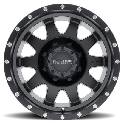 Method MR301 The Standard 17x9 -12mm Offset 8x6.5 130.81mm CB Matte Black Wheel