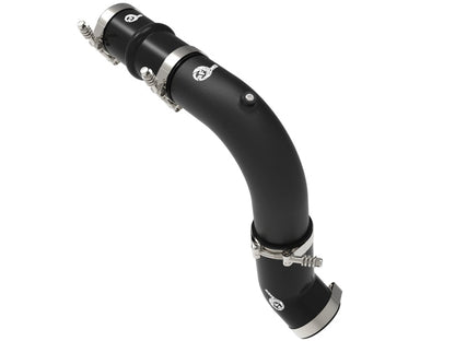 aFe BladeRunner 3in Aluminum Hot Charge Pipe Black RAM Diesel Trucks 25-26 L6-6.7L (td)