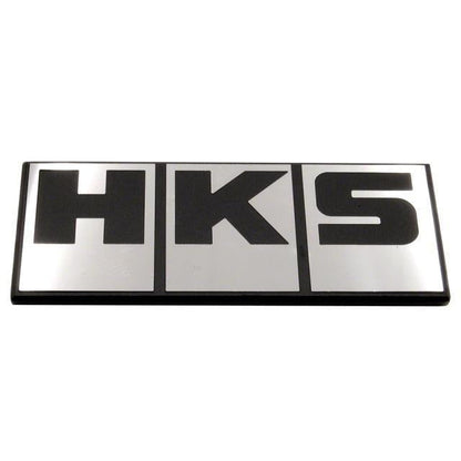 HKS Silver Block Logo Emblem