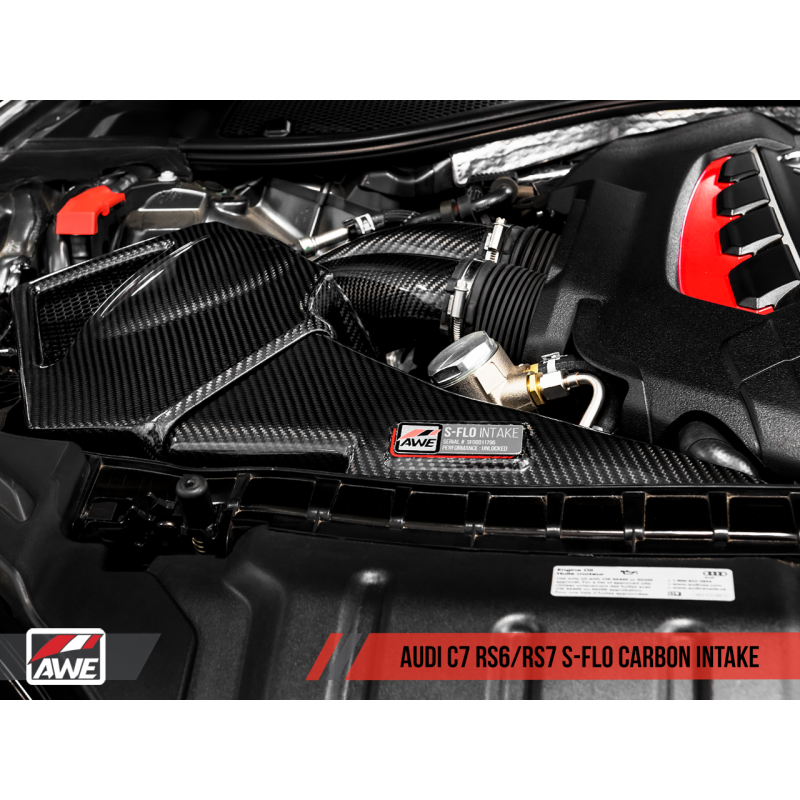 AWE Tuning Audi C7 RS6 / RS7 4.0T S-FLO Carbon Intake V2