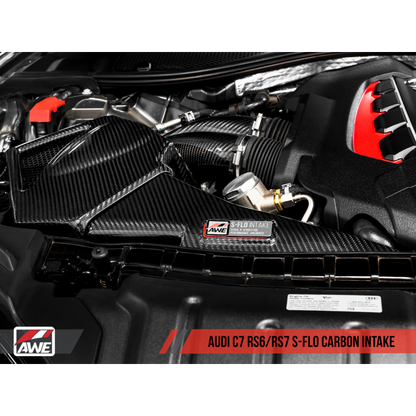 AWE Tuning Audi C7 RS6 / RS7 4.0T S-FLO Carbon Intake V2