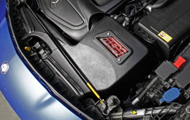 AEM 13-15 Mercedes CLA250 L4 2.5L Silver Cold Air Intake-Cold Air Intakes-AEM Induction