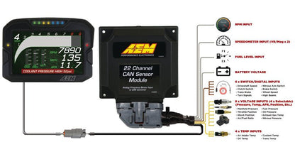 AEM 22 Channel CAN Expander Module-Data Acquisition-AEM
