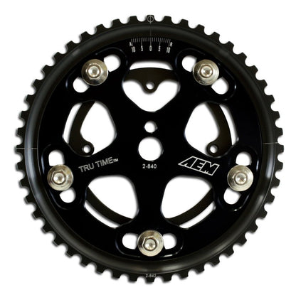 AEM 4G63/T Black Tru-Time Cam Gear-Cam Gears-AEM
