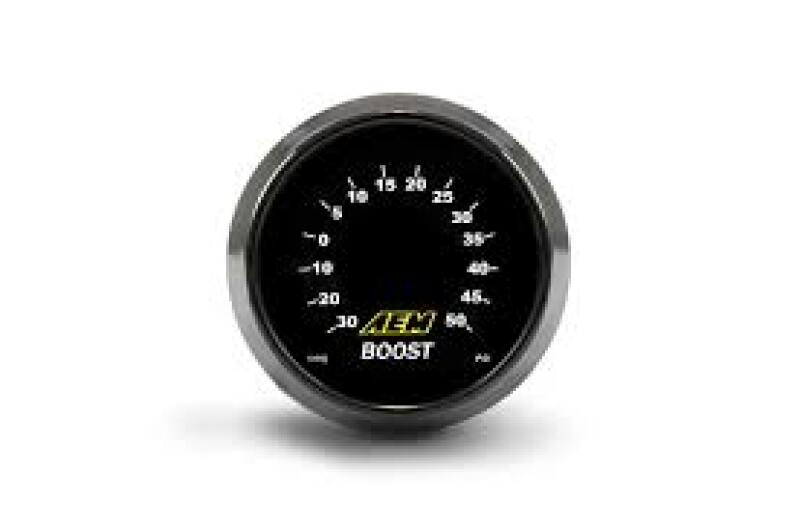 AEM 52mm Boost Digital Gauge -30-50psi-Gauges-AEM