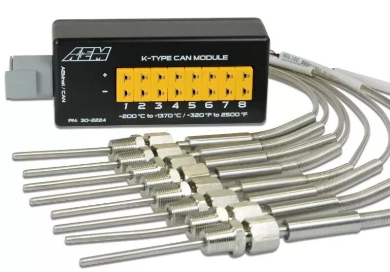 AEM 8 Channel K-Type Thermocouple EGT CAN Module-Data Acquisition-AEM