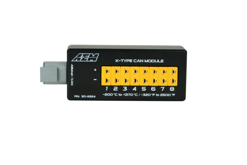 AEM 8 Channel K-Type Thermocouple EGT CAN Module-Data Acquisition-AEM