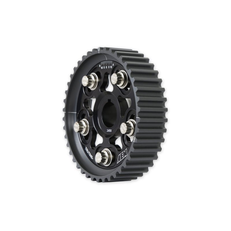 AEM 90-91 Acura Interga RS LS GS & GSR/ 99-00 Honda Civic Si Black Tru-Time Cam Gear-Cam Gears-AEM