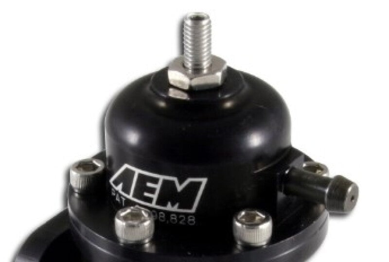 AEM 94-01 Acura Integra / 90-93 Honda Accord / 92-95 Honda Civic / 99-00 Honda Civic Black Adjustabl-Fuel Pressure Regulators-AEM