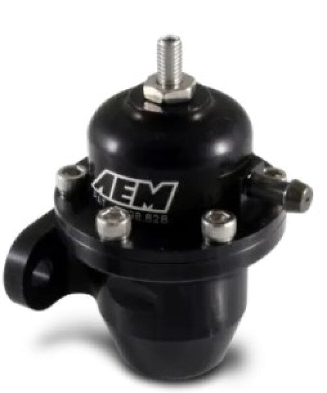 AEM 94-01 Acura Integra / 90-93 Honda Accord / 92-95 Honda Civic / 99-00 Honda Civic Black Adjustabl-Fuel Pressure Regulators-AEM