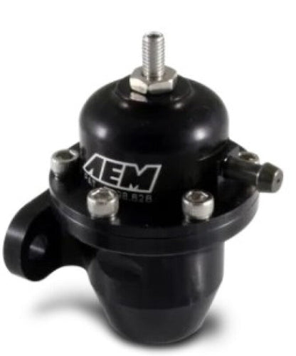 AEM 94-01 Acura Integra / 90-93 Honda Accord / 92-95 Honda Civic / 99-00 Honda Civic Black Adjustabl-Fuel Pressure Regulators-AEM