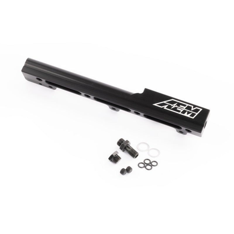 AEM 99-00 Honda Civic Si Black Fuel Rail-Fuel Rails-AEM