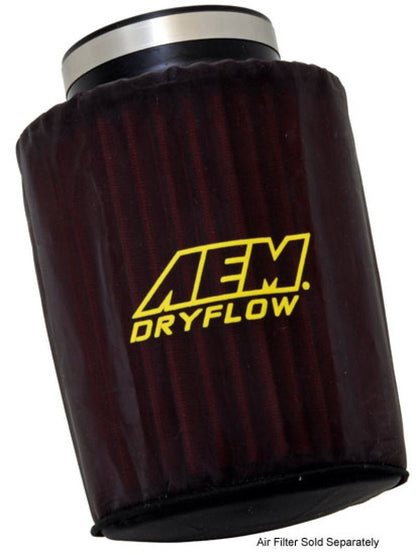AEM Air Filter Wrap 6 in Base 5 1/8in Top 7 1/8 in Tall-Pre-Filters-AEM Induction
