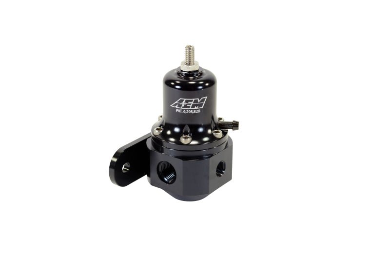 AEM High Capacity Universal Black Adjustable Fuel Pressure Regulator-Fuel Pressure Regulators-AEM