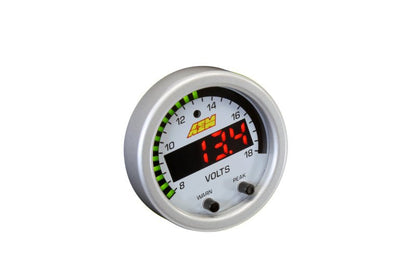 AEM X-Series 8-18V Volt Gauge-Gauges-AEM