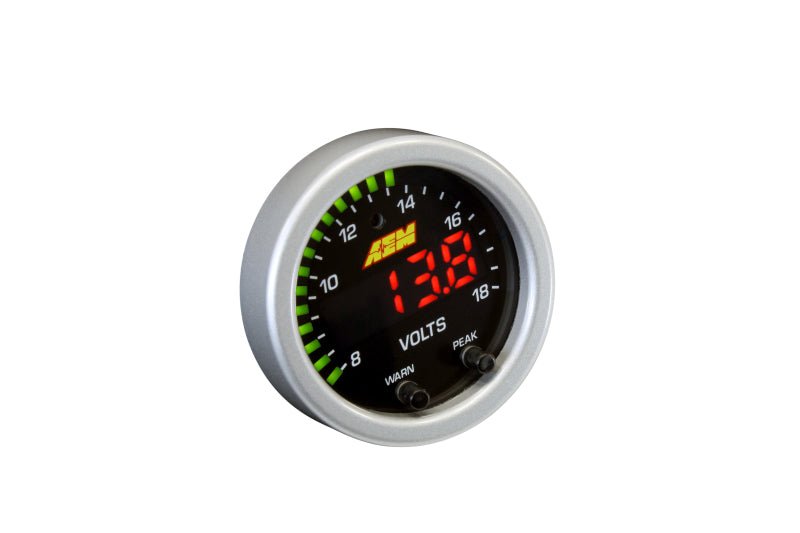 AEM X-Series 8-18V Volt Gauge-Gauges-AEM