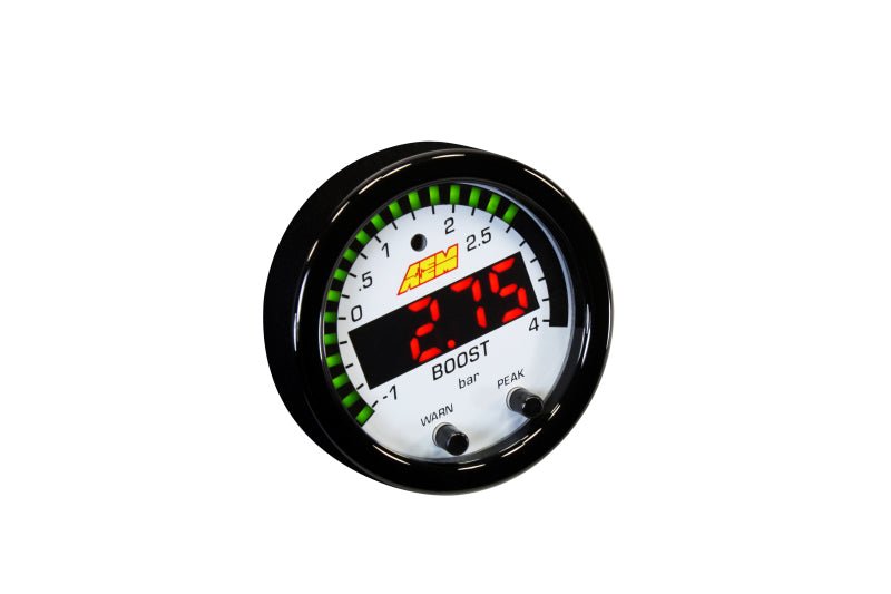 AEM X-Series Boost Pressure -30inHg 60psi Gauge Kit-Gauges-AEM