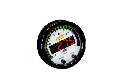 AEM X-Series Boost Pressure -30inHg 60psi Gauge Kit-Gauges-AEM