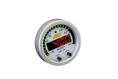 AEM X-Series Boost Pressure -30inHg 60psi Gauge Kit-Gauges-AEM