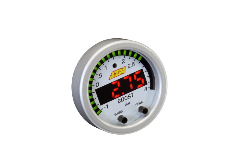 AEM X-Series Boost Pressure -30inHg 60psi Gauge Kit-Gauges-AEM