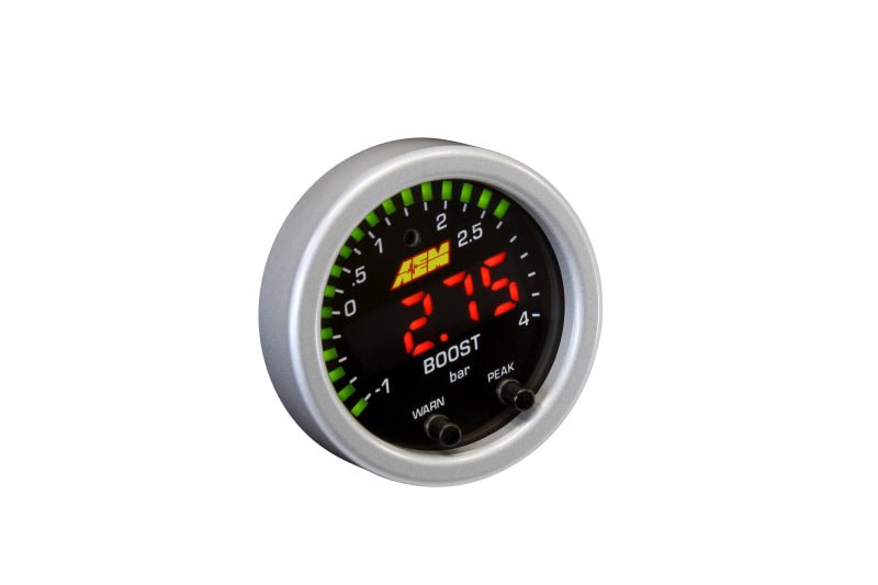 AEM X-Series Boost Pressure -30inHg 60psi Gauge Kit-Gauges-AEM
