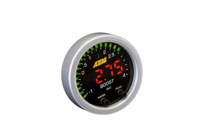 AEM X-Series Boost Pressure -30inHg 60psi Gauge Kit-Gauges-AEM