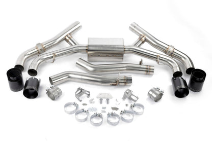 Dinan 20-26 BMW X5 M/X6 M (F95/F96) Valved Axleback Exhaust System - Black Tips